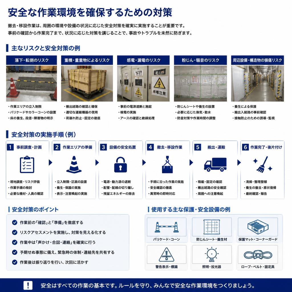 安全対策の徹底と実施