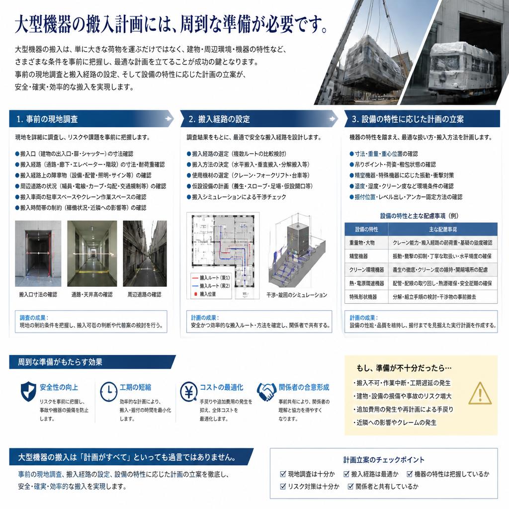 搬入計画のポイントとは？