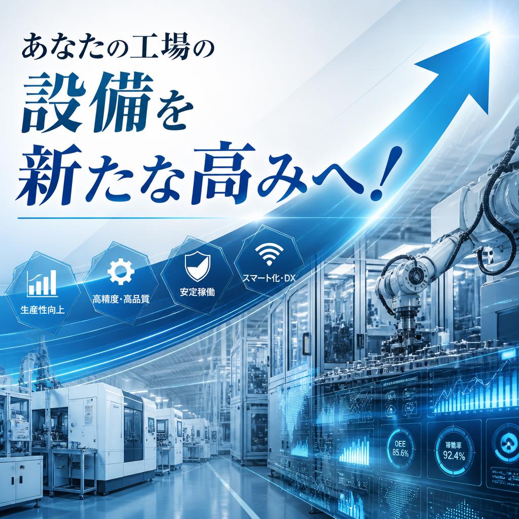 あなたの工場の設備を新たな高みへ！