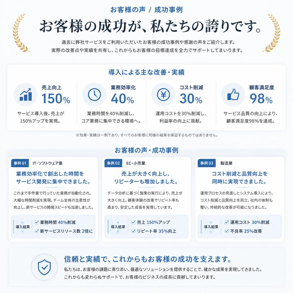 お客様の声