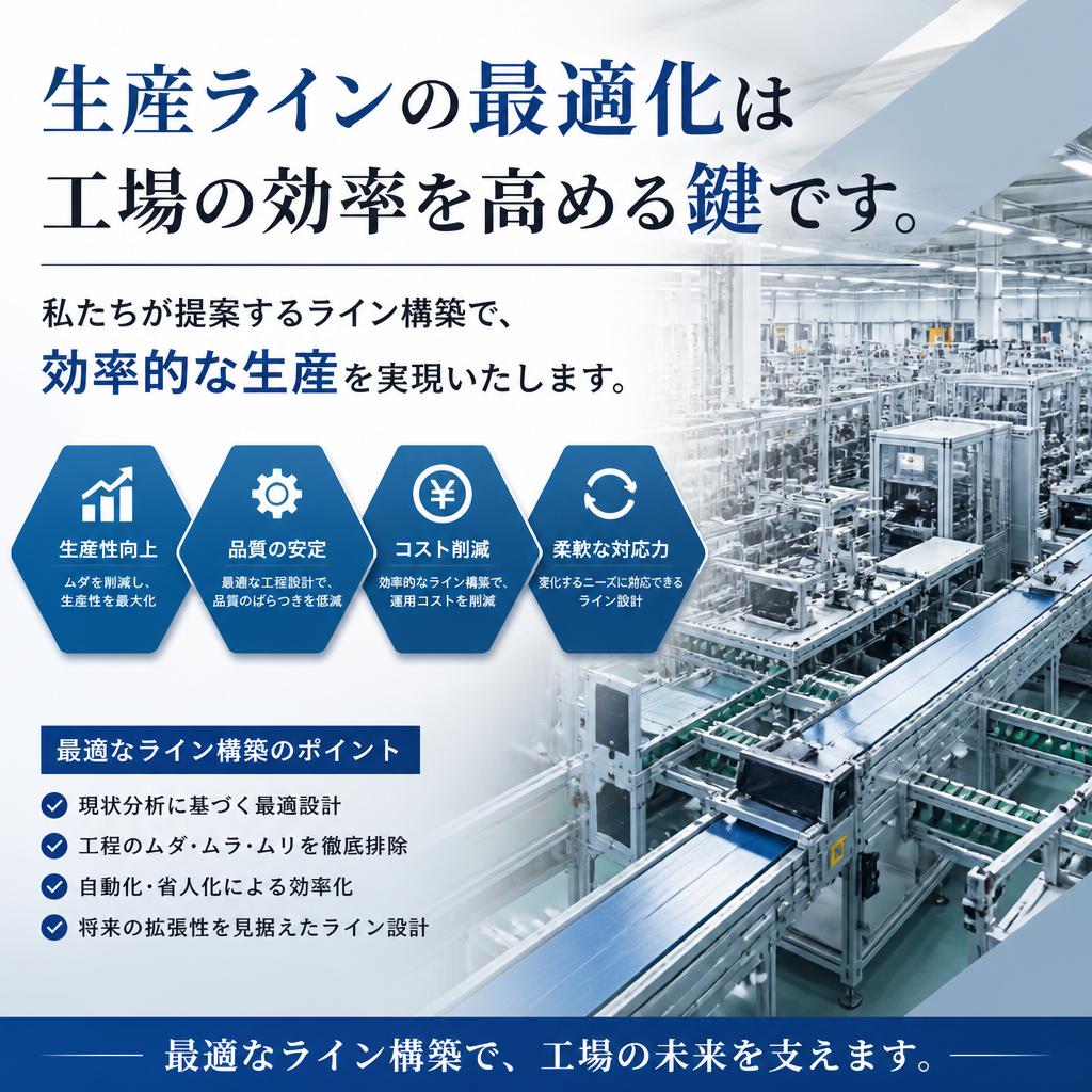 効率的な生産ラインの構築
