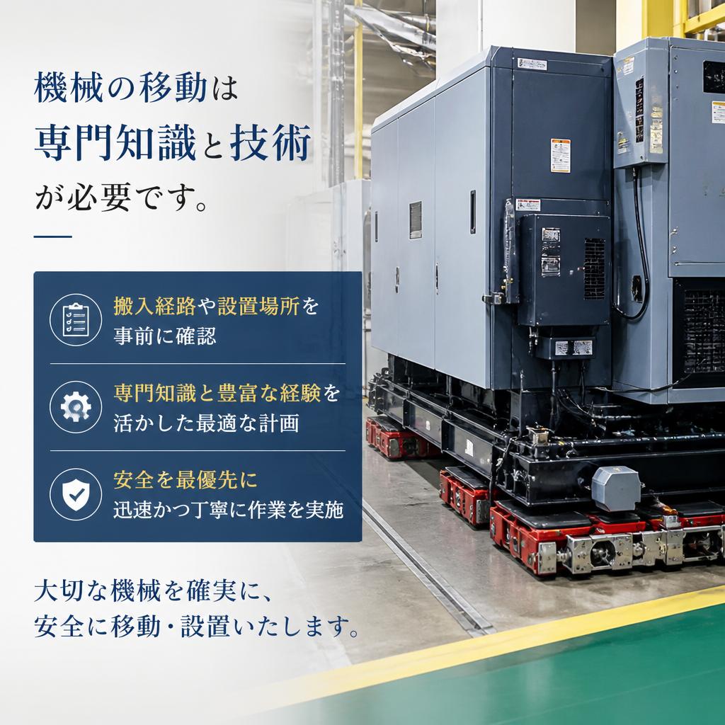 2. 迅速かつ安全な機械移動