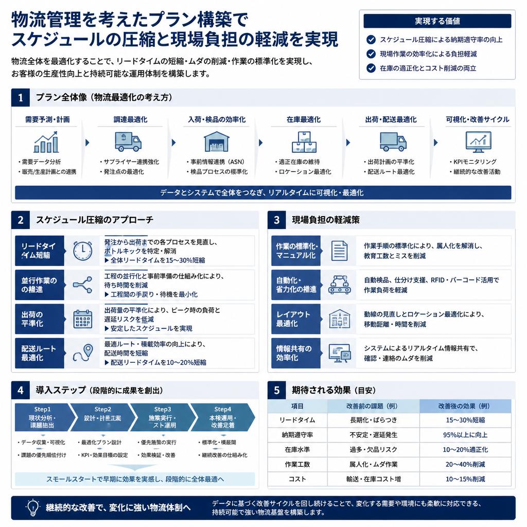 4. 業務効率化を実現する物流管理
