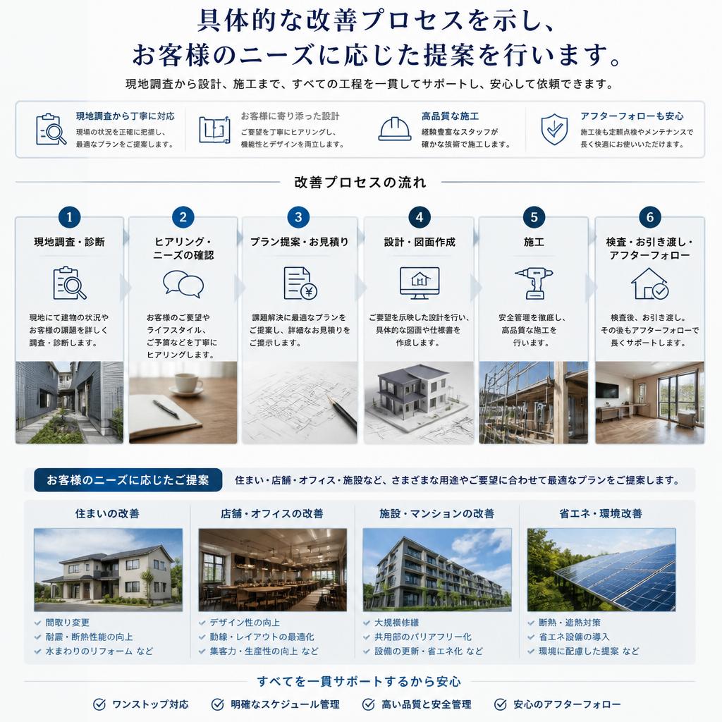 改善のステップ