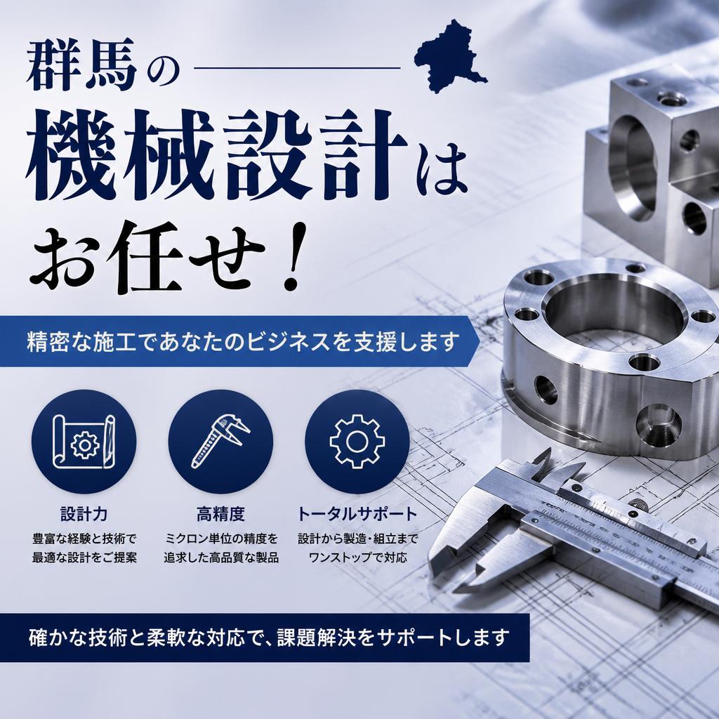 群馬の機械設計はお任せ！精密な施工であなたのビジネスを支援します