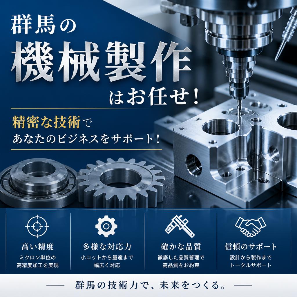 群馬の機械製作はお任せ！精密な技術であなたのビジネスをサポート！
