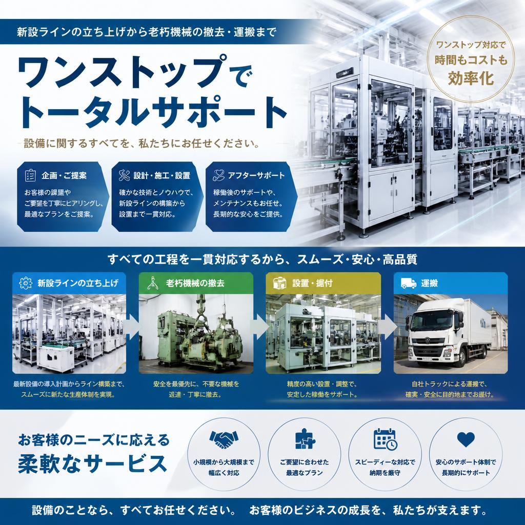 3. 幅広い対応が可能な多様なサービス