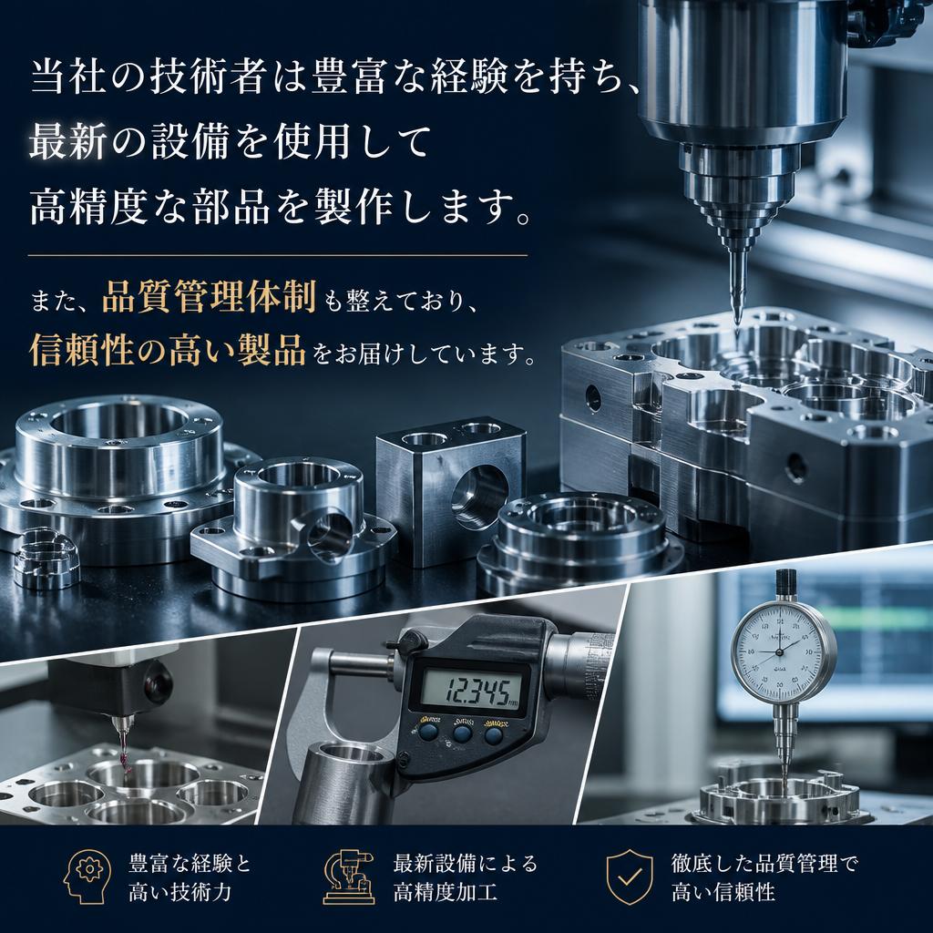 高精度な技術と信頼性
