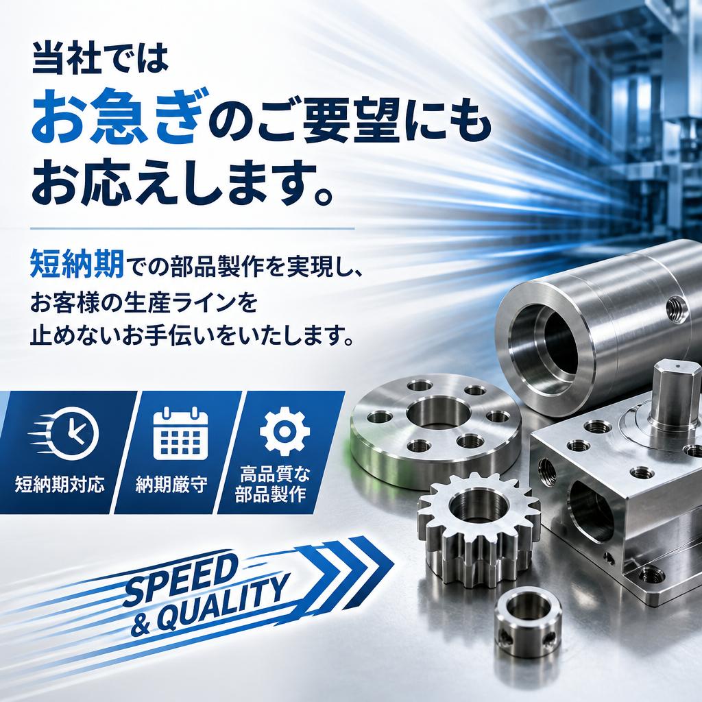 迅速な納品でビジネスをサポート