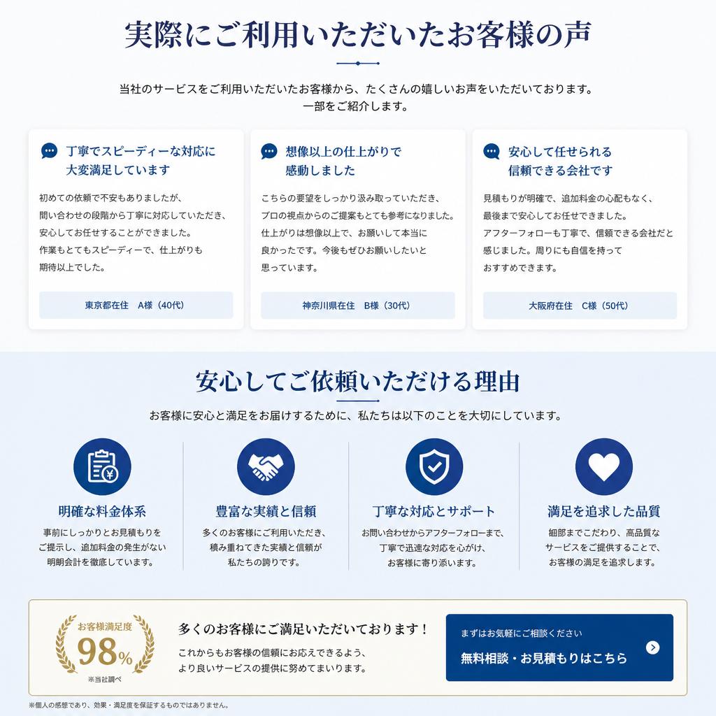 お客様の声