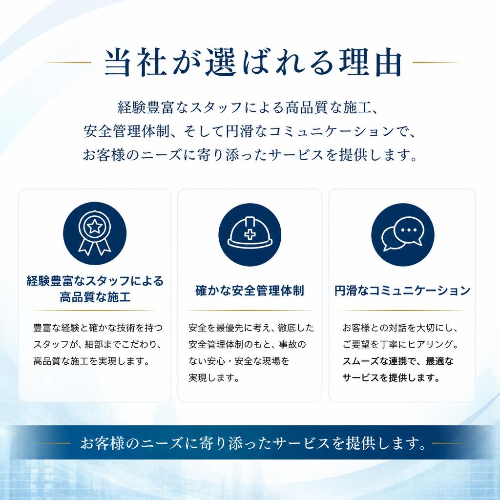 なぜ私たちを選ぶべきなのか？