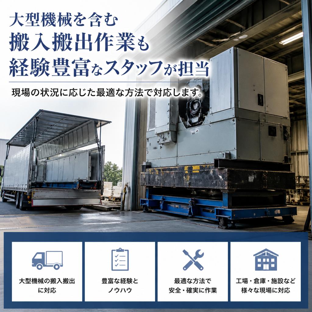 効率的な搬入搬出
