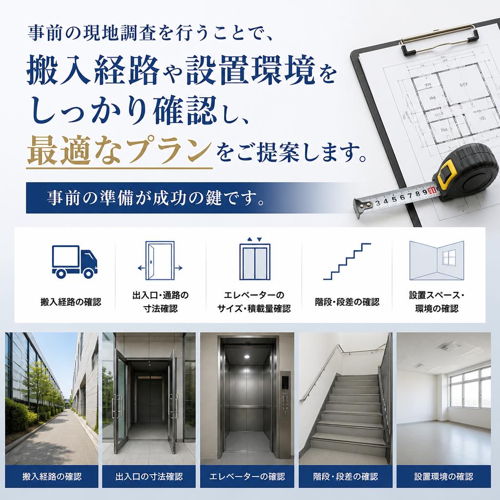 丁寧な現地調査で安心！