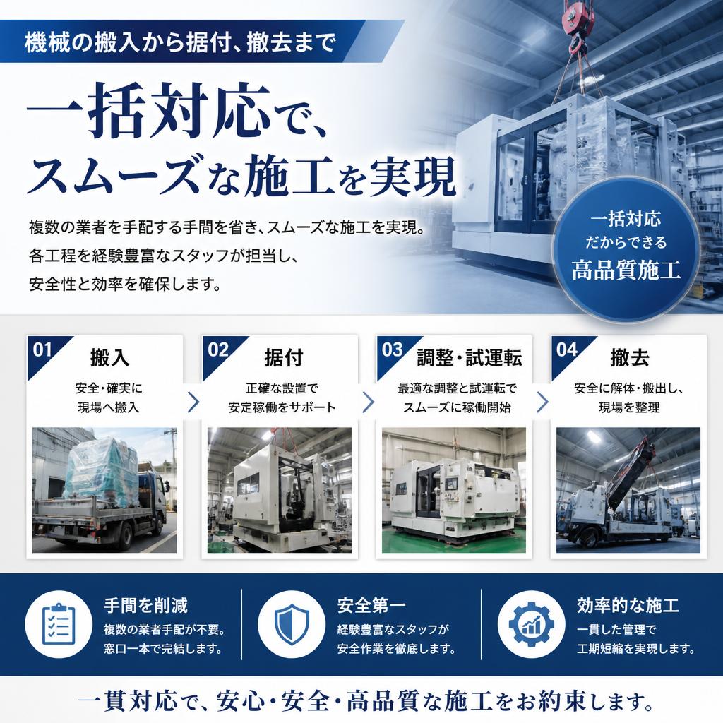 一貫した施工プロセス