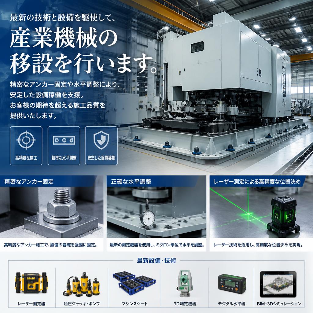 最新設備の導入と技術