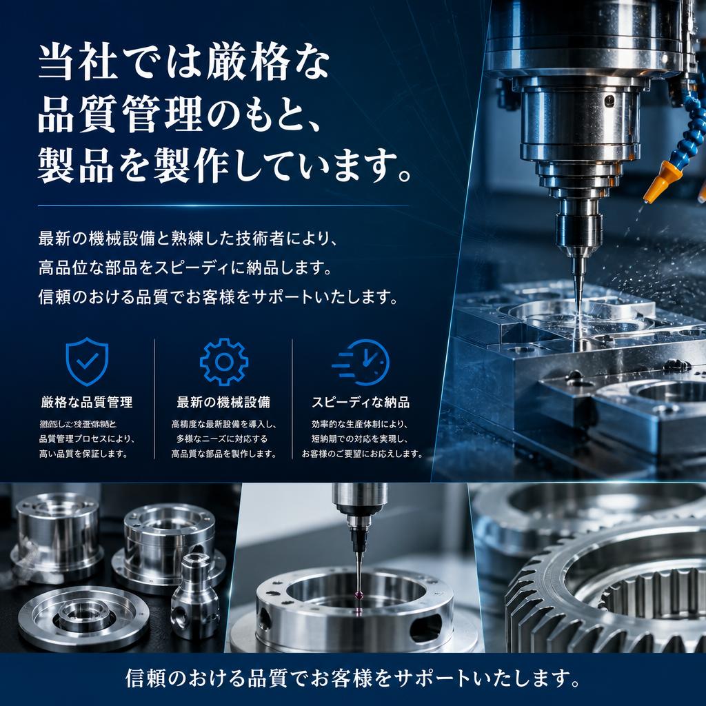 高品質な製品をお届け