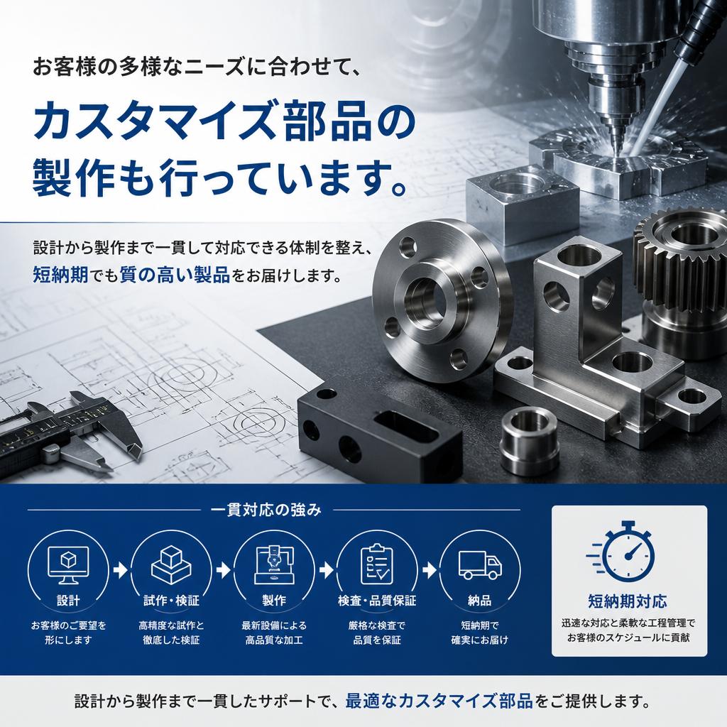 カスタマイズ対応の柔軟性