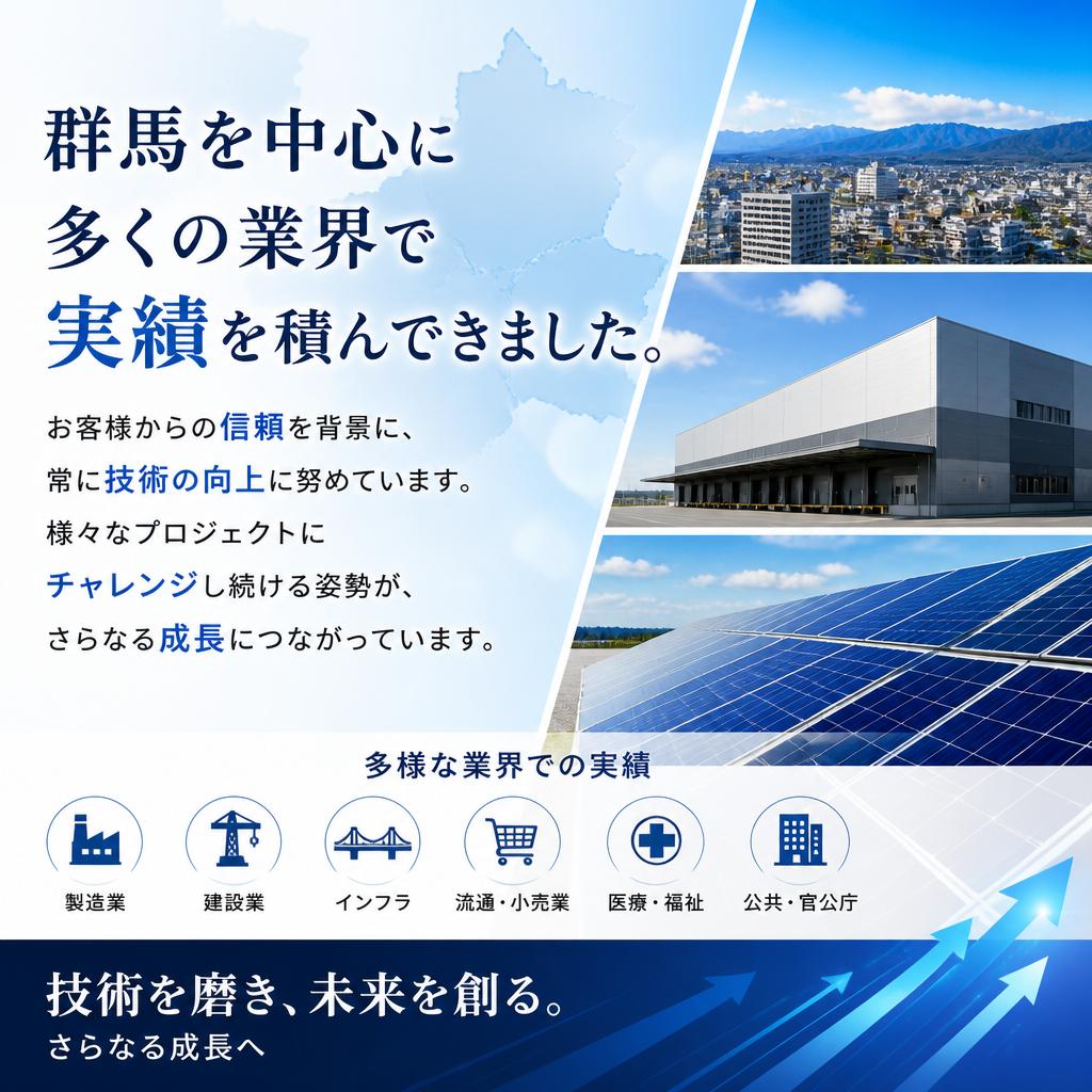 豊富な実績と信頼の証