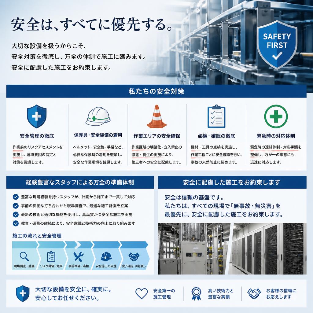 安全への取り組み