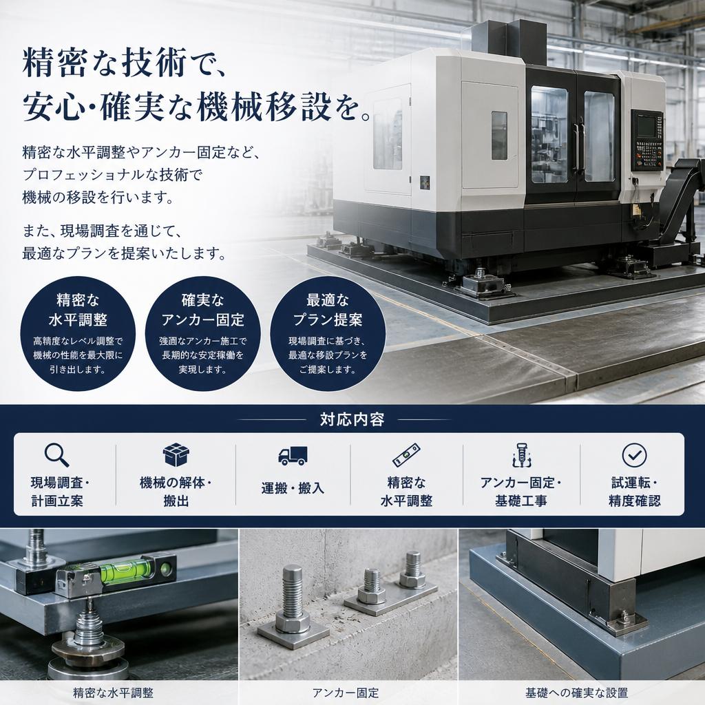 当社の移設サービスの特徴