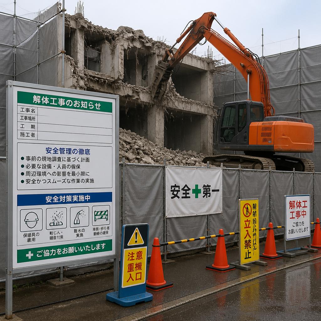 安全性に配慮した作業プロセス