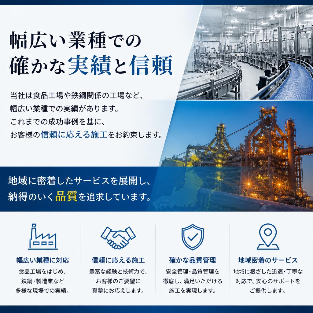 豊富な実績と信頼
