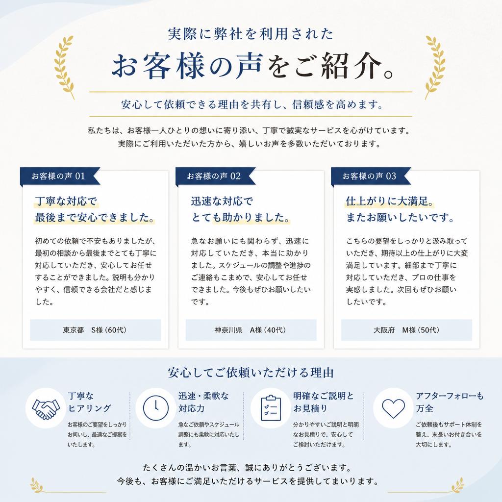 お客様の声